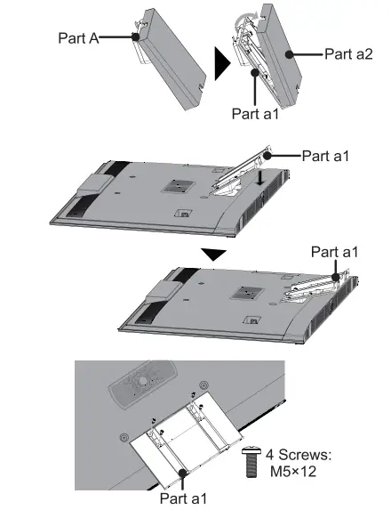 Hisense 32A4G Android Smart TV - Parts 1