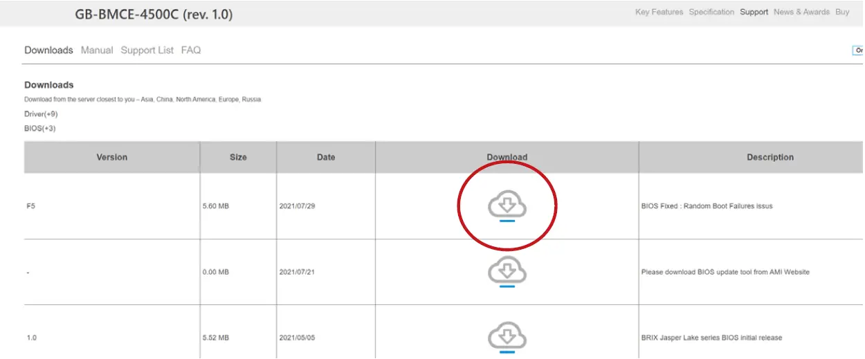 GIGABYTE BIOS UPDATE AMD Renoir and Cezanne Platform 03