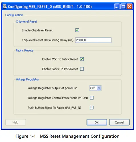 Actel-SmartDesign-MSS-Reset-Management-Configuration-FIG-1