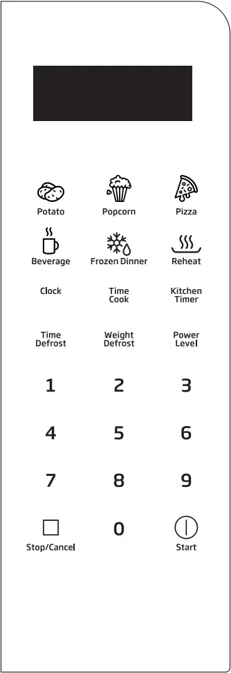 beko MOC 201103 S - Control panel