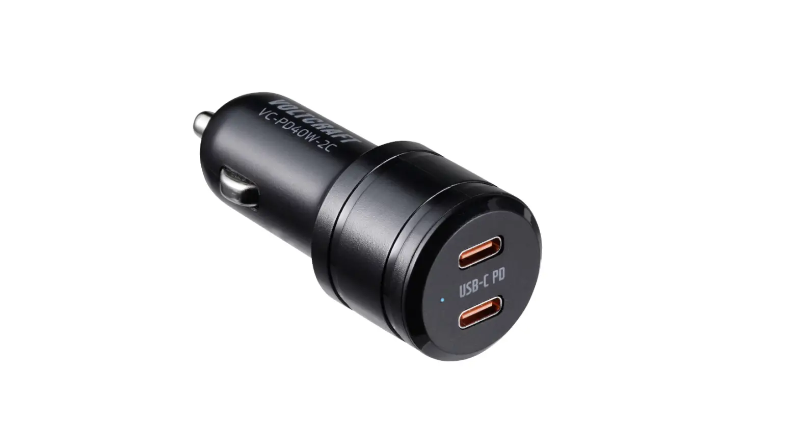 Voltcraft Vc-pd40w-2c 2x Usb-c Vehicle Charger Instruction Manual