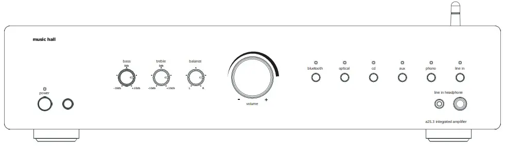 music hall a25 3 Integrated Amplifier - Operating the a 25 3