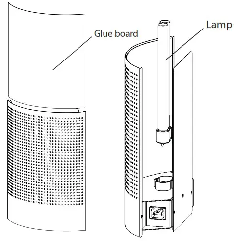 PestWest Sunburst Flying Insect Control System - GLUE BOARD REPLACEMENT