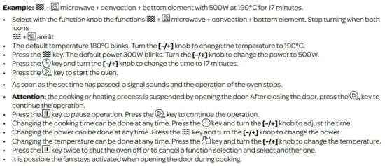 FIG 12 Using the oven in combination with the microwave function.JPG