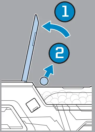 Hasbro FUEL 20 Nerf Hyper Fuel 20 Blaster - CLEARING A JAM