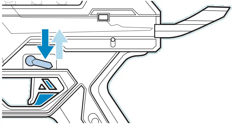 Hasbro FUEL 20 Nerf Hyper Fuel 20 Blaster - TRIGGER LOCK