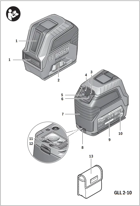 BOSCH GLL 2-10 - Features