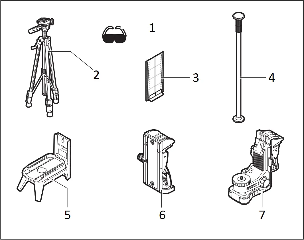 BOSCH GLL 2-10 - Parts