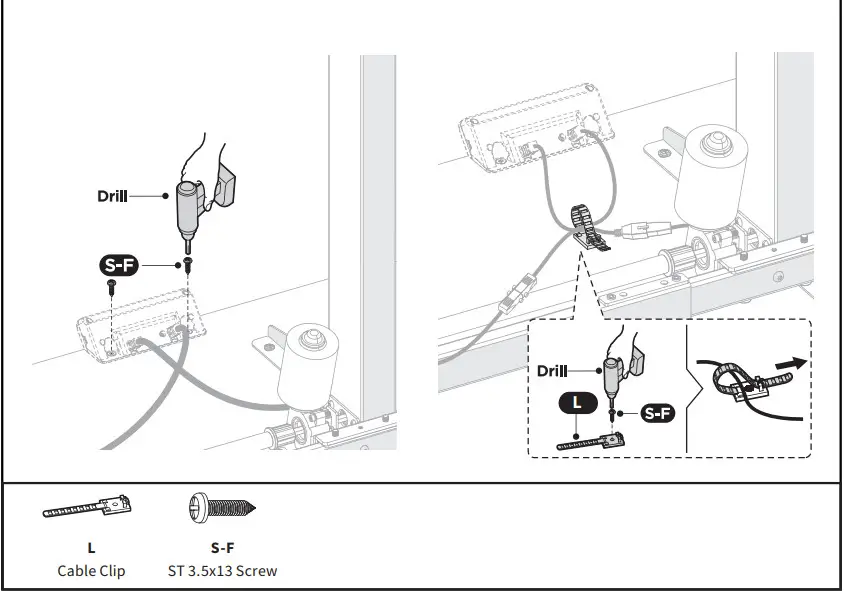V I V O DESK-V102E Black Electric Single Motor Desk Frame - ASSEMBLY STEPS 10