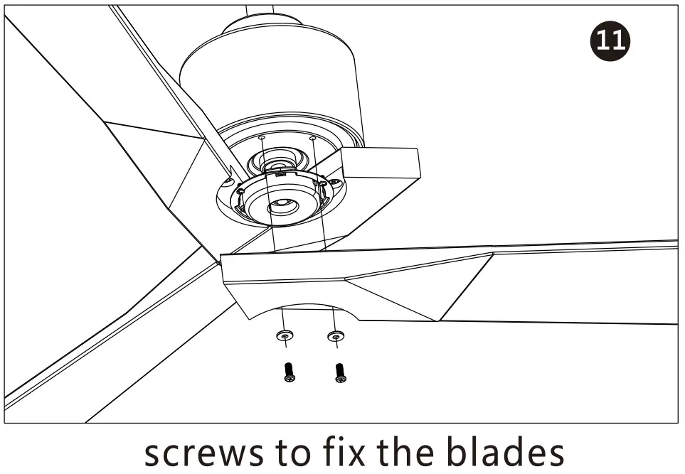 Attaching Fan Blades