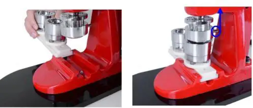 VEVOR B07D7NNKNH Button Maker Machine User Manual - Align die set into the body groove
