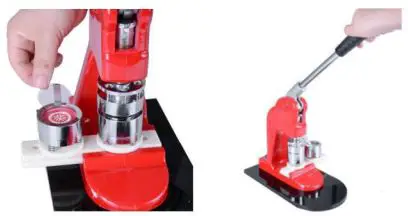 VEVOR B07D7NNKNH Button Maker Machine User Manual - Press down the handle to complete assembly