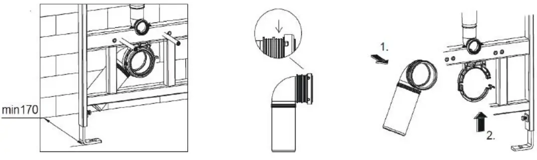 better bathrooms BeBa 28672 Frame and Chrome Flush Plate - Cilp 1