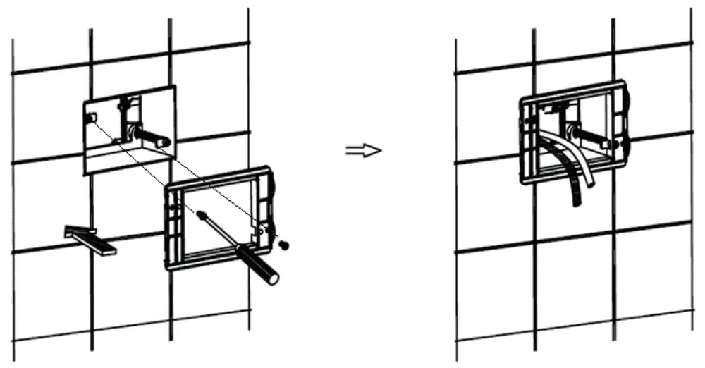 better bathrooms BeBa 28672 Frame and Chrome Flush Plate - Cilp 10