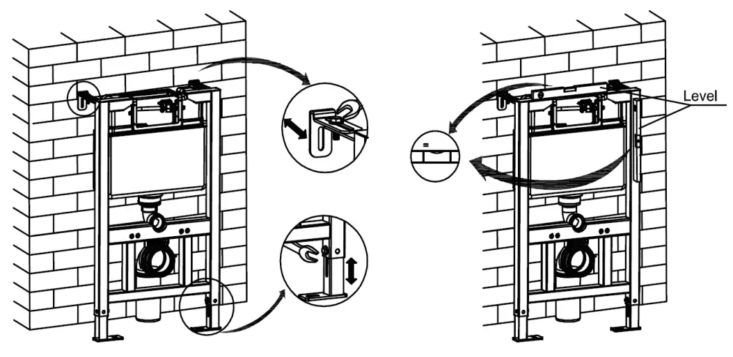better bathrooms BeBa 28672 Frame and Chrome Flush Plate - Cilp 3