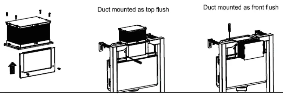 better bathrooms BeBa 28672 Frame and Chrome Flush Plate - Cilp 5