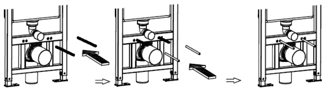 better bathrooms BeBa 28672 Frame and Chrome Flush Plate - Cilp 6