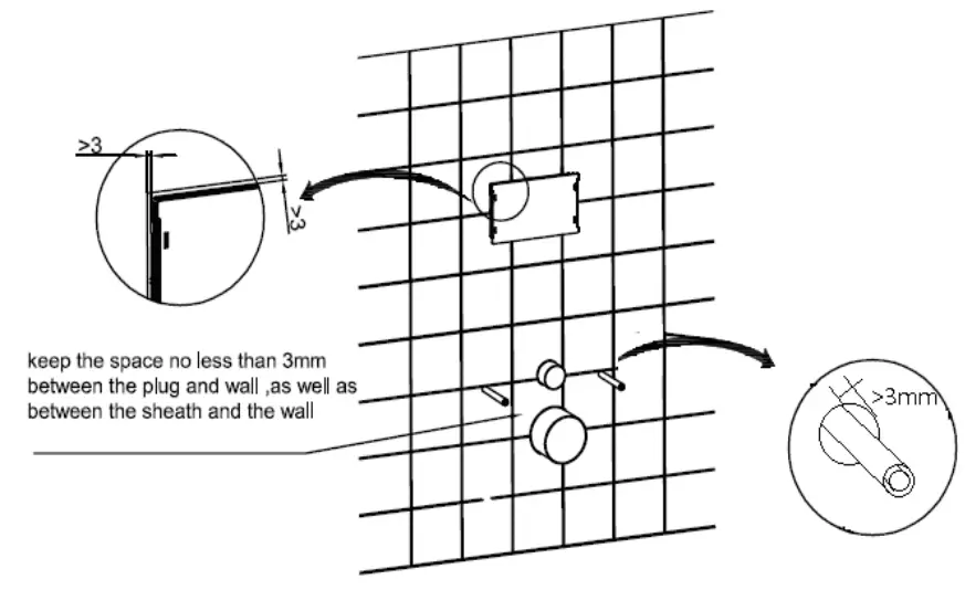 better bathrooms BeBa 28672 Frame and Chrome Flush Plate - Cilp 8
