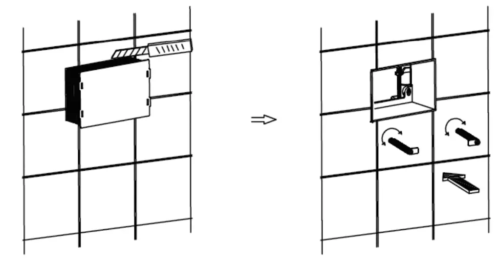better bathrooms BeBa 28672 Frame and Chrome Flush Plate - Cilp 9
