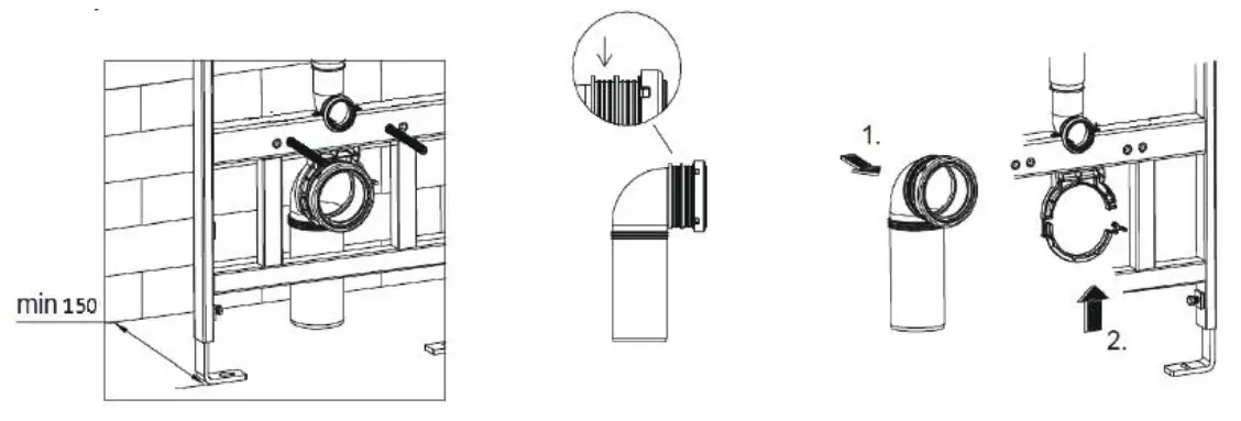 better bathrooms BeBa 28672 Frame and Chrome Flush Plate - Cilp