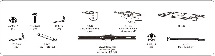 Neomounts-AV1-875BL-Videobar-and-Multimedia-Kit-fig-3