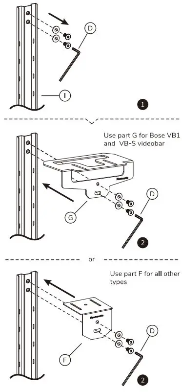 Neomounts-AV1-875BL-Videobar-and-Multimedia-Kit-fig-5