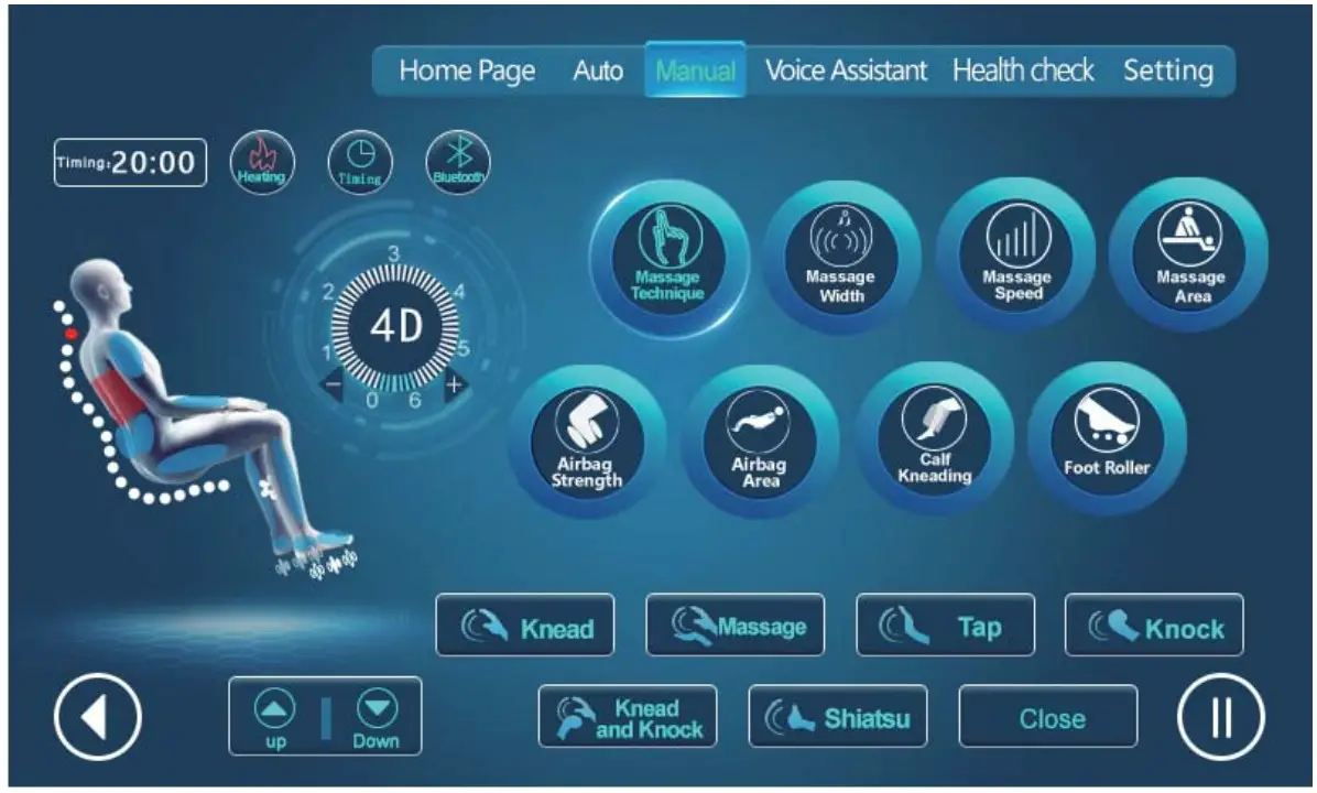 BELLA BL-H530 Massage Chair - assembly 30