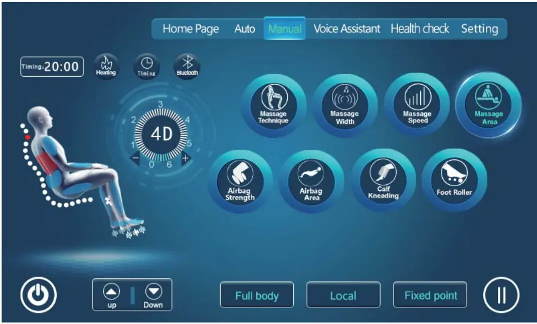 BELLA BL-H530 Massage Chair - assembly 34