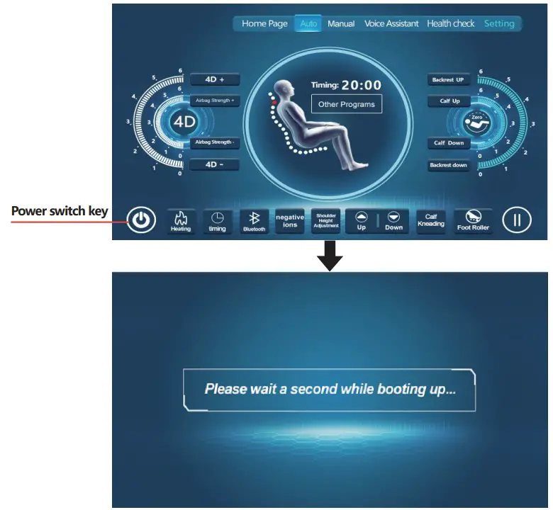 BELLA BL-H530 Massage Chair - assembly 44