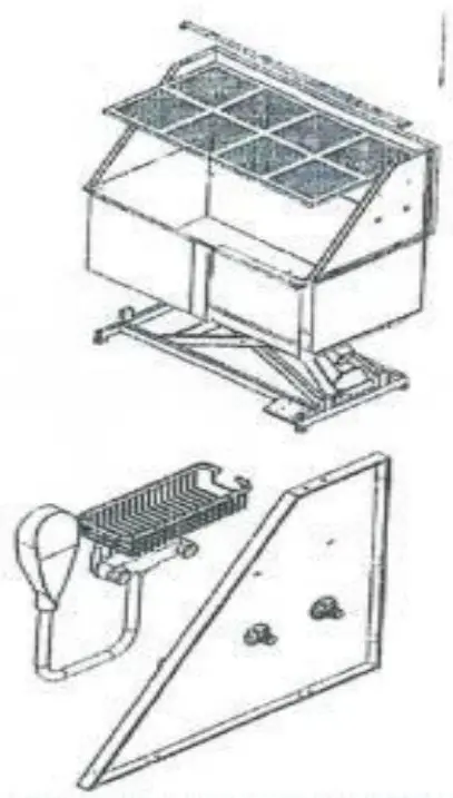 VEVOR 874128180 Pet Grooming Tub - Parts list 2