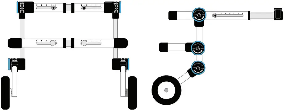 Animal Ortho Care Haute Wheels Dog Wheelchair - Extra Large