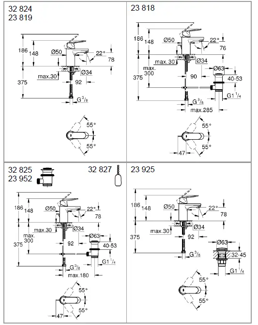 GROHE-23327000-Single-Lever-Basin-Mixer-Tap-01