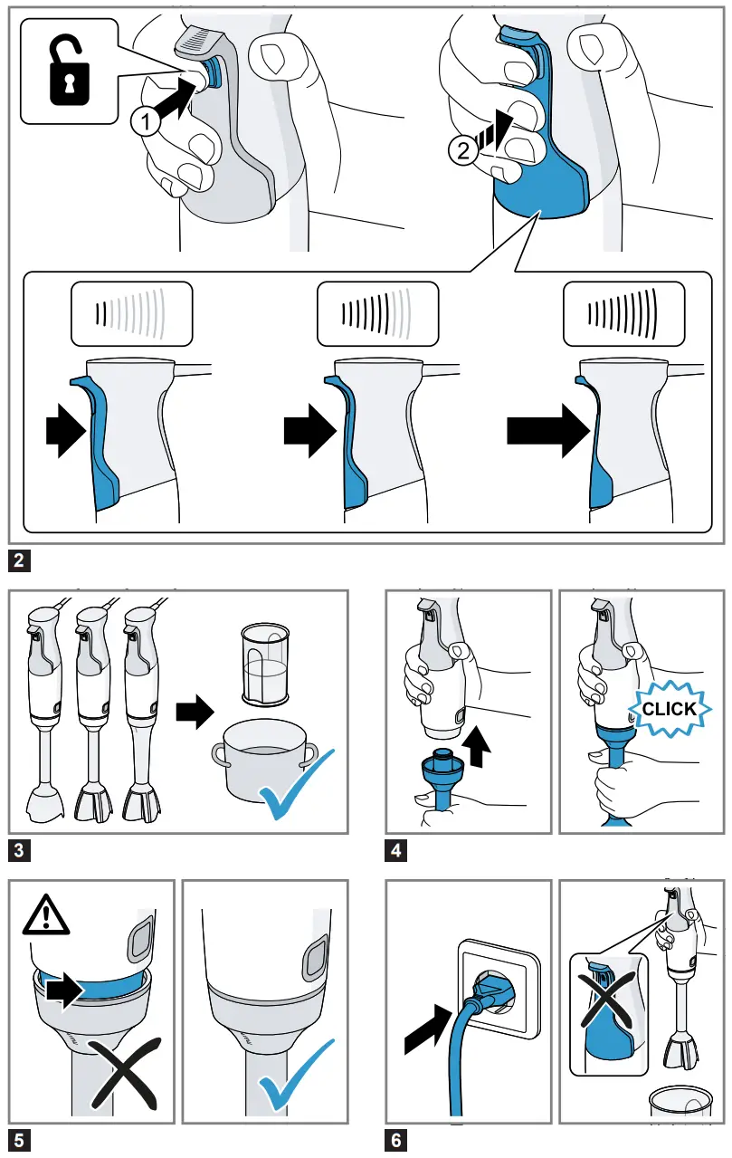 BOSCH MSM4W Hand Held Blender - fig1