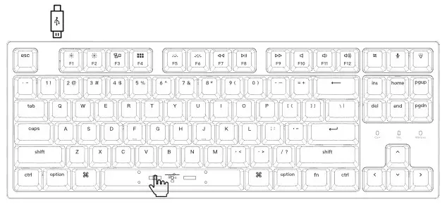 Keychron C1 Pro Tenkeyless Machanical Keyboard - fig 11