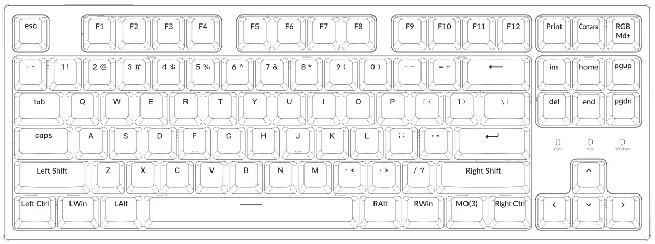 Keychron C1 Pro Tenkeyless Machanical Keyboard - fig 15
