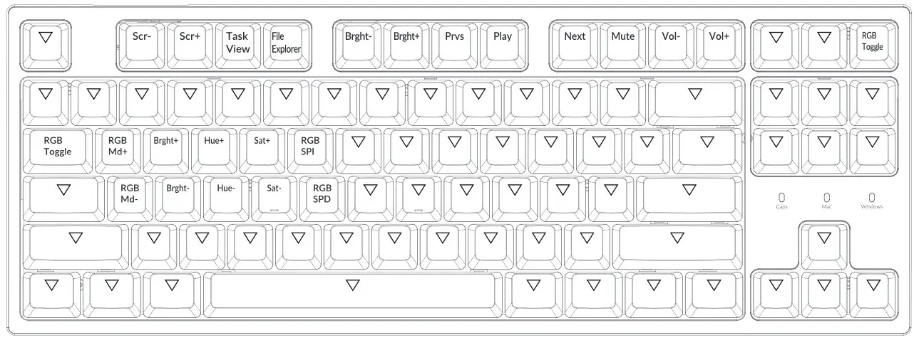 Keychron C1 Pro Tenkeyless Machanical Keyboard - fig 16