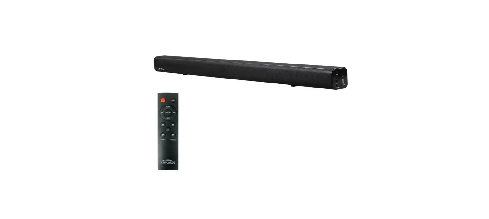 Amplitude Gs-csb201l 2.0 Channel Bluetooth Soundbar Instruction Manual