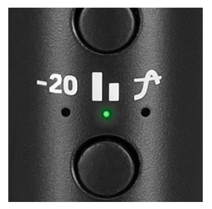 RODE VideoMic NTG Analog-USB Camera-Mount Shotgun Microphone - Function Button 2