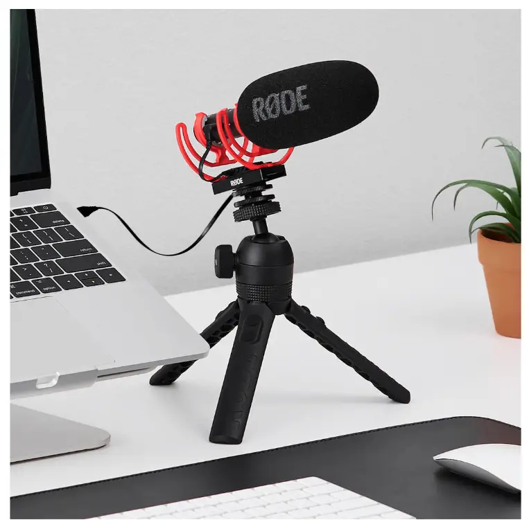 RODE VideoMic NTG Analog-USB Camera-Mount Shotgun Microphone -VideoMic NTG