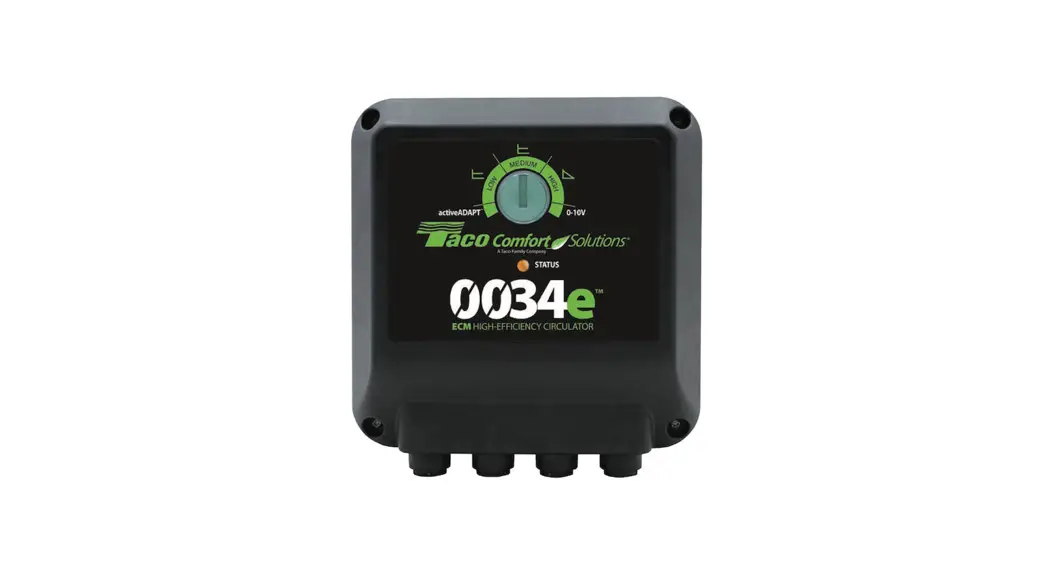 Taco 0034eplus-f2 High-efficiency Circulator Pump Instruction Manual Taco 0034eplus-f2 High-efficiency Circulator Pump Instruction Manual