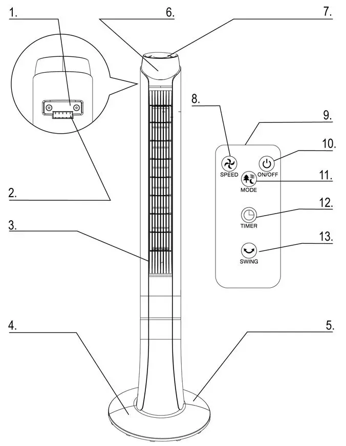 NORDIC-HOME-FT-553-Tower-fan-01