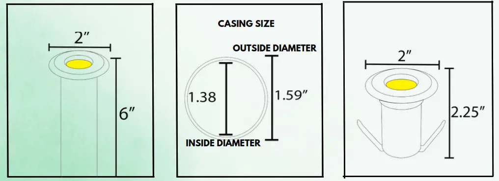ABBA LIGHTING DM52 Stainless Steel Well Light - power.