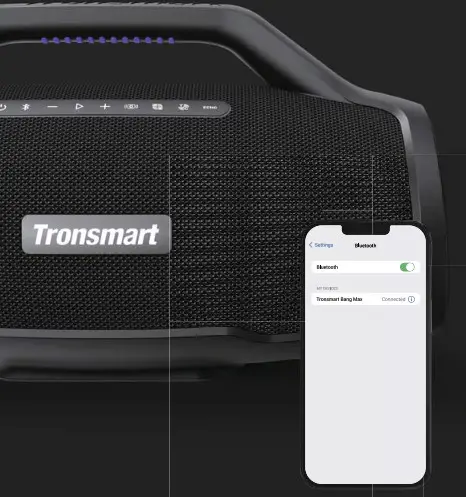 Tronsmart BANG MAX Portable Party Speaker - Bluetooth Connection