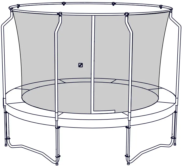 ACON Premium Trampoline Enclosure - ACON Premium enclosure