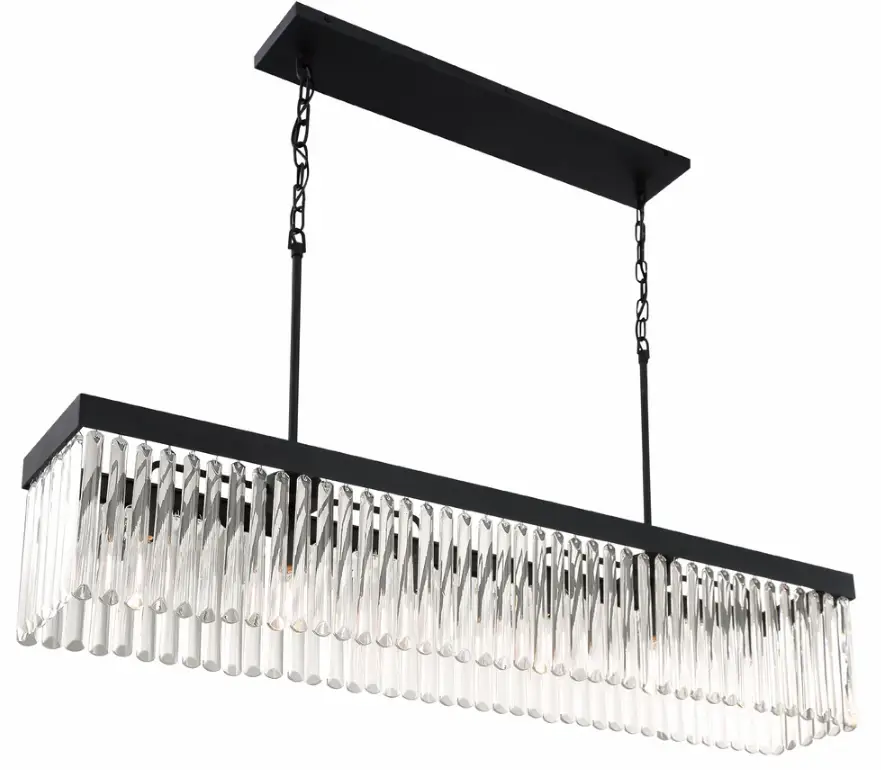 CRYSTORAMA EMO-5407-BF Emory 6-Light Black Forged Chandelier-product