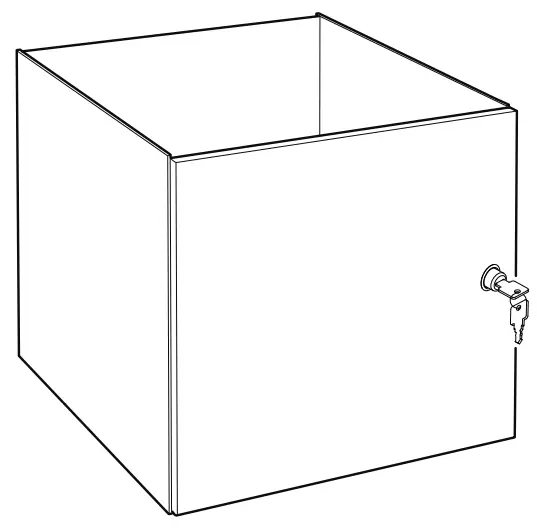 IKEA KALLAX Lockable
