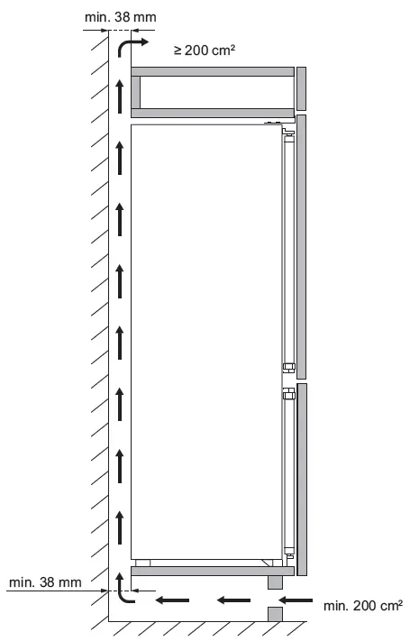 Electrolux LNG7TE18S 700 Built-in Fridge 3