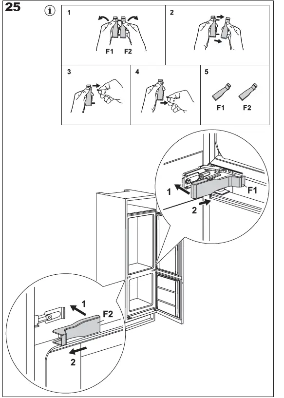 Electrolux LNG7TE18S 700 Built-in Fridge 34