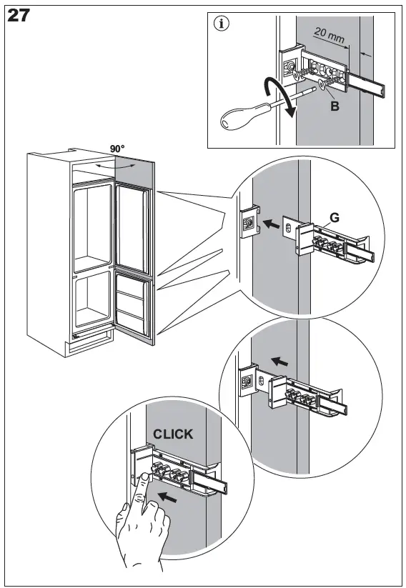 Electrolux LNG7TE18S 700 Built-in Fridge 37