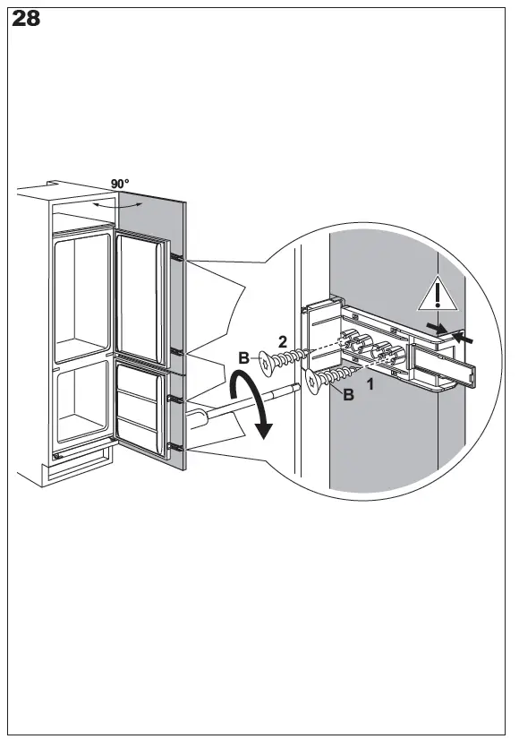 Electrolux LNG7TE18S 700 Built-in Fridge 38